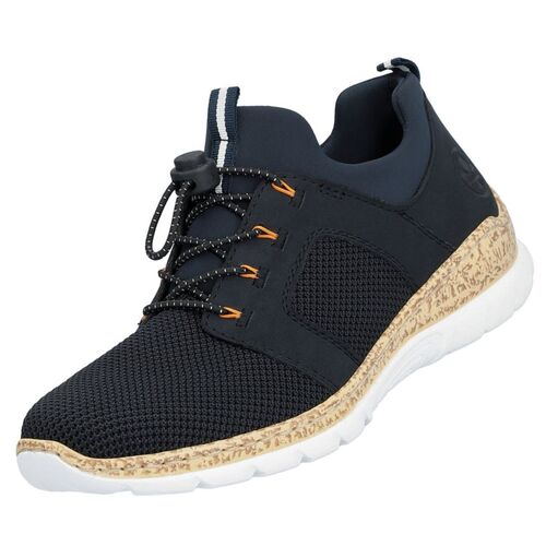 Rieker Damen Slipper Blau