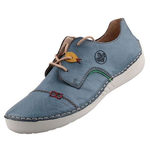 Rieker Damen Halbschuh Blau
