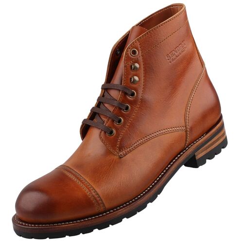 Sendra Boots Herren Leder Stiefel Braun
