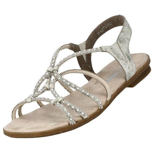 Rieker Damen Sandalen Beige