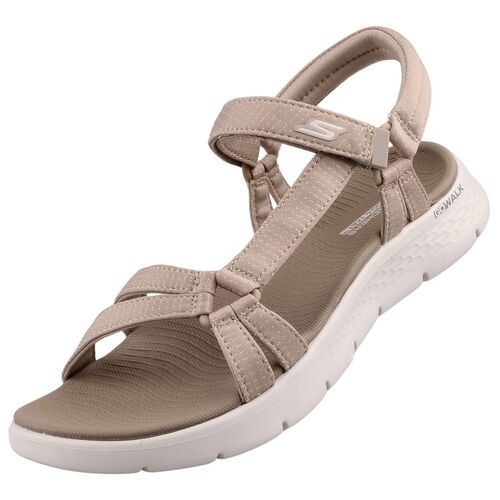 Skechers Go Walk Flex Sandal Sublime Damen Sandalen Beige