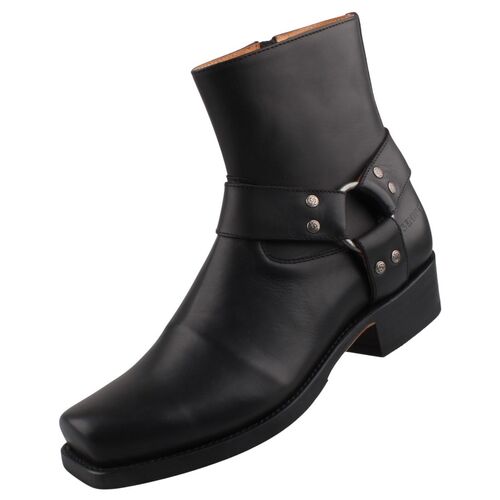 Sendra Boots Herren Biker Stiefelette 12851 Schwarz