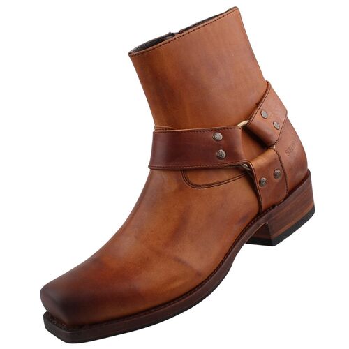 Sendra Boots Herren Biker Stiefelette 12851 Braun