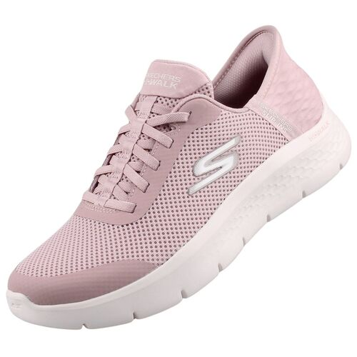 Skechers Slip-ins(TM) Go Walk Flex Grand Entry Damen Sneaker Rosa