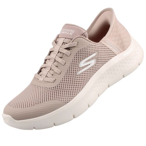 Skechers Slip-ins(TM) Go Walk Flex Grand Entry Damen Sneaker Natur