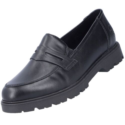 Rieker Damen Slipper Schwarz