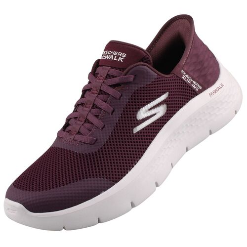 Skechers Slip-ins(TM) Go Walk Flex Grand Entry Damen Sneaker Bordeaux