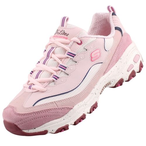 Skechers DLites Bold Views Damen Sneaker Rosa