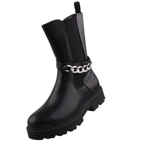 Dockers by Gerli Damen Chelsea Boots Schwarz