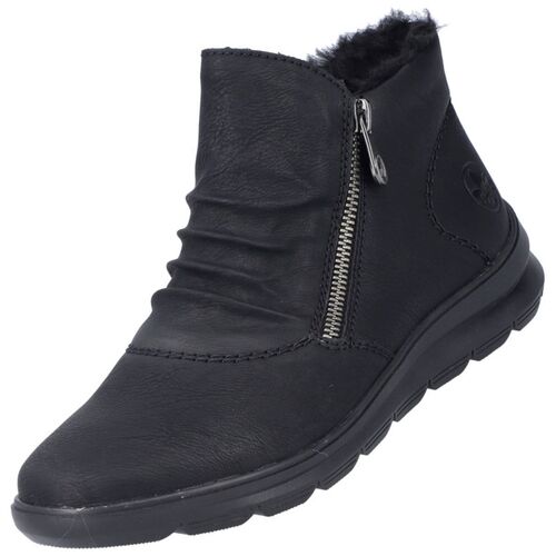 Rieker Damen Stiefelette Gef�ttert Schwarz