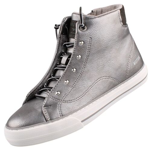 Mustang Damen High-Top Sneaker Silber