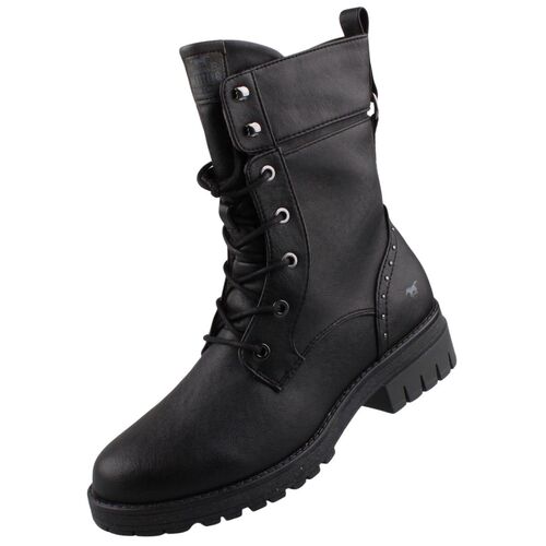 Mustang Damen Stiefelette Schwarz