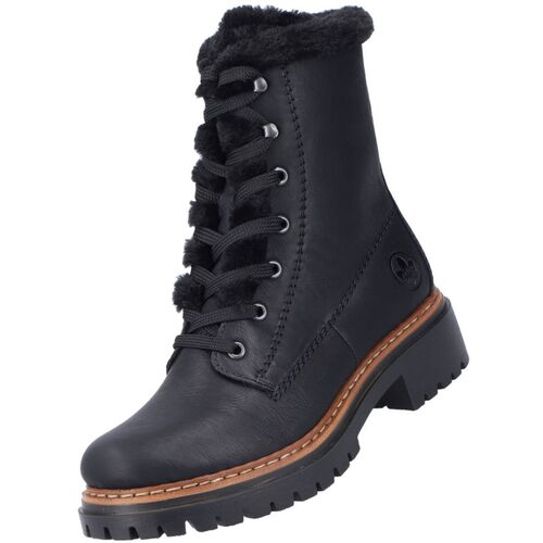 Rieker Damen Stiefelette gef�ttert Schwarz