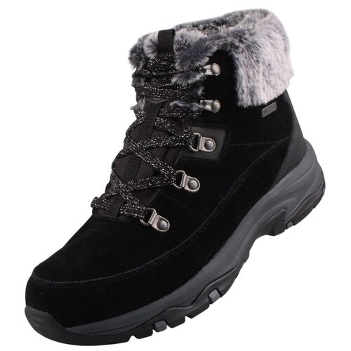 Skechers Trego Snow Worries Damen Tex Stiefelette Schwarz