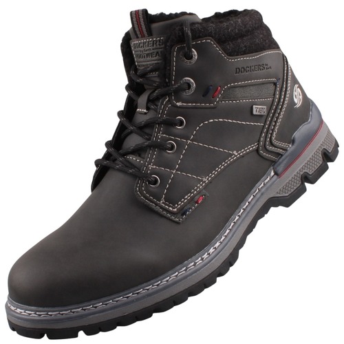 Dockers by Gerli Herren TEX Stiefel gef�ttert Schwarz