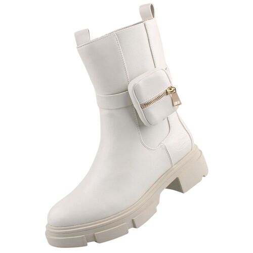 Dockers by Gerli Damen Chelsea Boots Beige