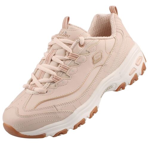 Skechers D�Lites Good Neutral Damen Sneaker Beige