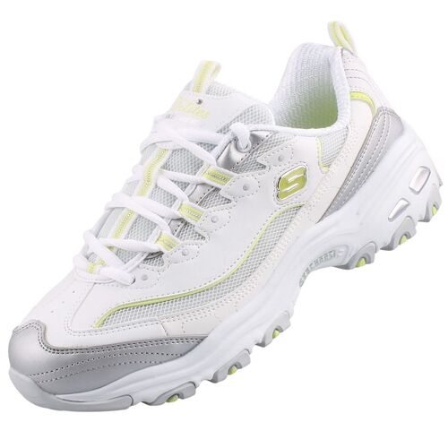 Skechers D�Lites Chromatic Damen Sneaker Wei�