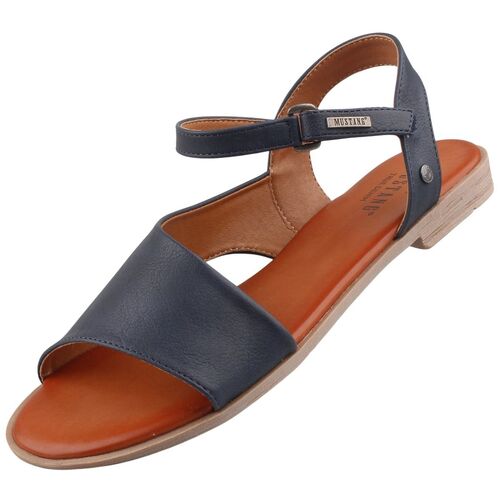 Mustang Damen Sandale Dunkelblau