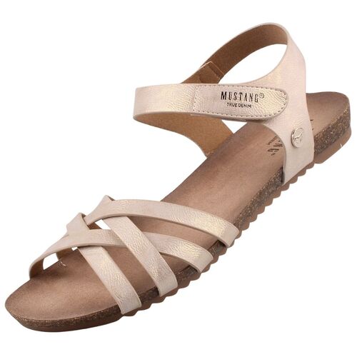 Mustang Damen Sandalen Gold