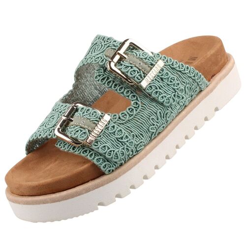 Mustang Damen Pantolette Gr�n