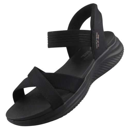 Skechers Ultra Flex 3.0 Never Better Damen Sandalen Schwarz