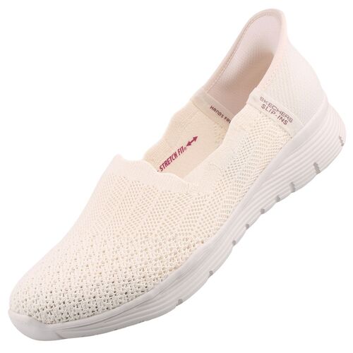 Skechers Slip-ins(TM) Seager Believe It Damen Slipper Creme