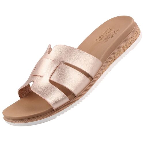 Skechers Bobs Desert Kiss Low Peak Look Damen Pantolette Ros�gold