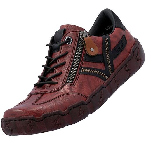 Rieker Damen Halbschuhe Rot