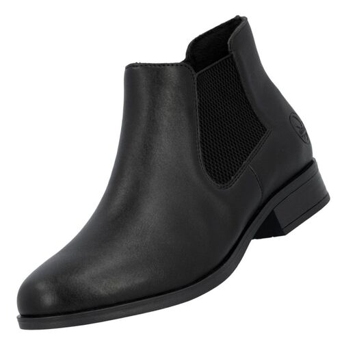 Rieker Damen Chelsea Boots Schwarz
