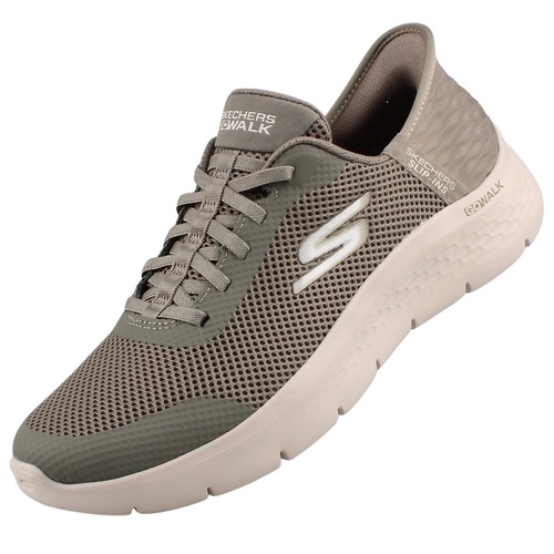 Skechers Slip-ins(TM) Go Walk Flex Grand Entry Damen Sneaker Grn