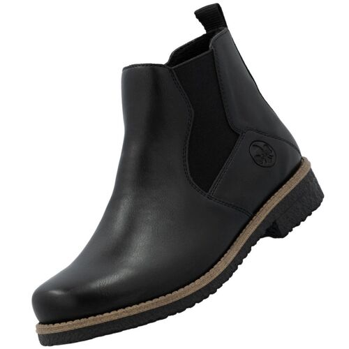 Rieker Damen Chelsea Boots Schwarz