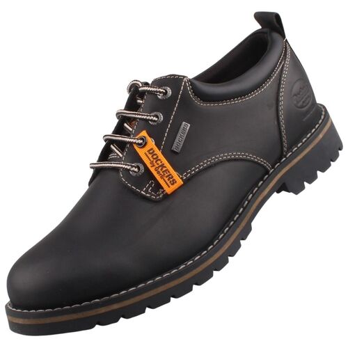 Dockers by Gerli Herren Halbschuhe Schwarz