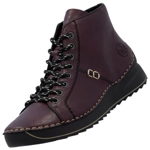 Rieker Damen Stiefelette Bordeaux