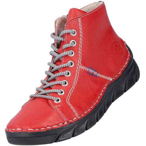 Rieker Damen Stiefelette Rot