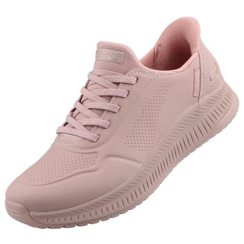 Skechers Slip-Ins Bobs Squad 4 Key Look Damen Sneaker Rosa