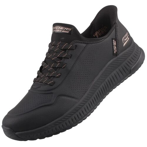 Skechers Slip-Ins Bobs Squad 4 Key Look Damen Sneaker Schwarz