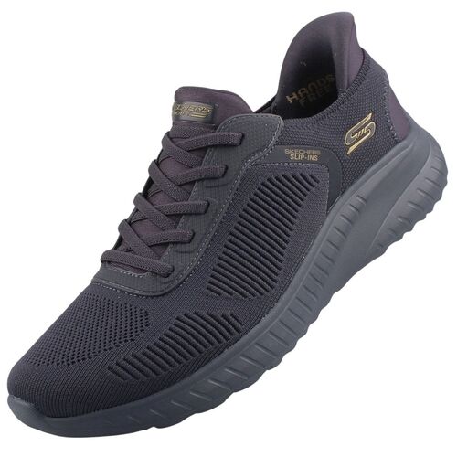 Skechers Slip-Ins Bobs Squad Chaos Current Muse Damen Sneaker Dark Navy