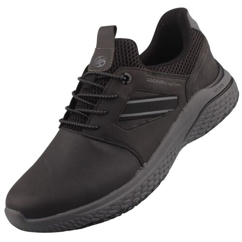 Dockers by Gerli Herren Halbschuhe Schwarz