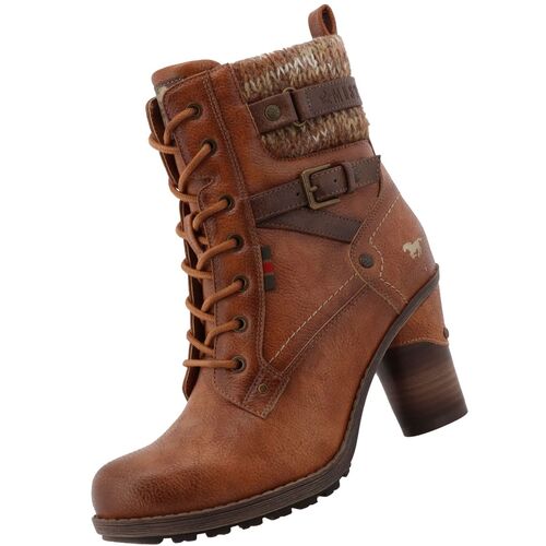 Mustang Damen Stiefelette Braun