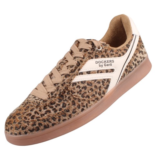 Dockers by Gerli Damen Sneaker Braun/Leopard