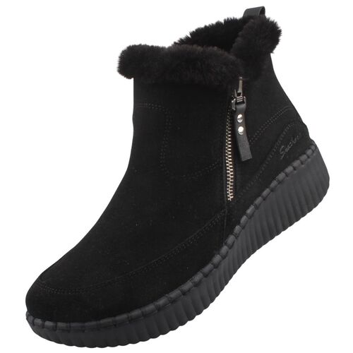 Skechers Wilshire BLVD-Fresh Zip Damen Stiefelette Schwarz