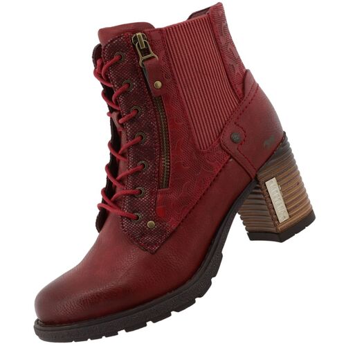 Mustang Damen Stiefelette Bordeaux