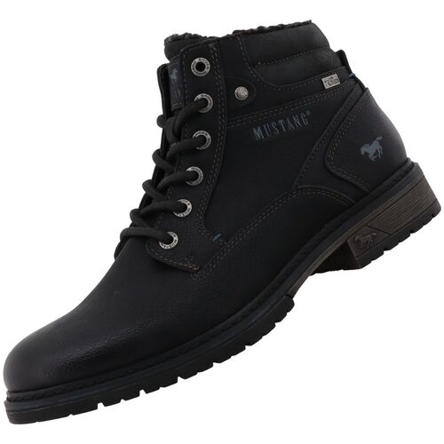 Mustang Herren Tex-Stiefel gef�ttert Schwarz