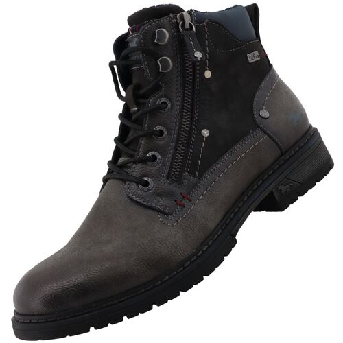 Mustang Herren Tex-Stiefel Grau