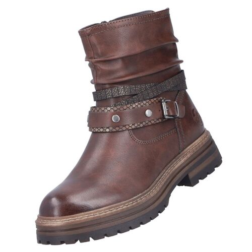 Rieker Damen Stiefelette gef�ttert Braun