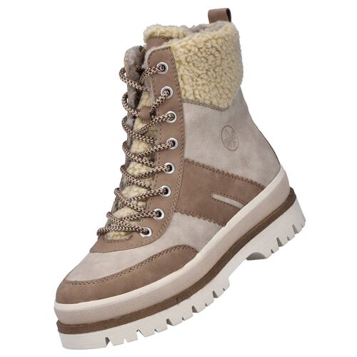 Rieker Damen Stiefelette gef�ttert Beige