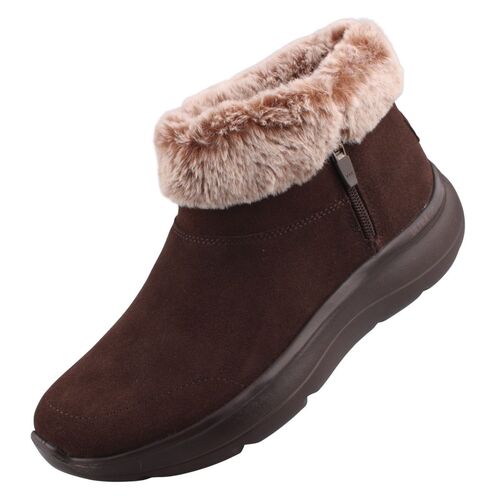 Skechers On The Go Encore Snow Capped Damen Stiefelette Braun