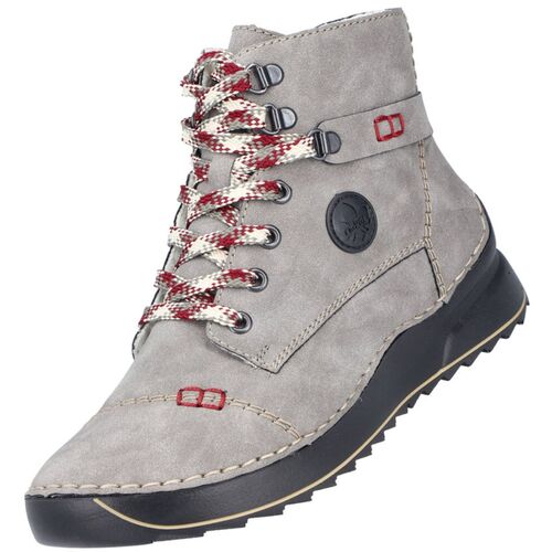 Rieker Damen Stiefelette gef�ttert Grau