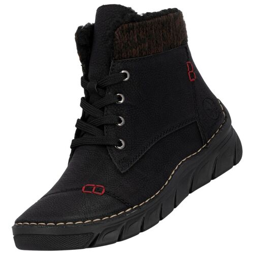 Rieker Damen Stiefelette gef�ttert Schwarz
